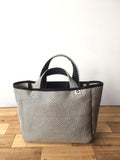 Sashiko Bag Small White Black Japanese Craft