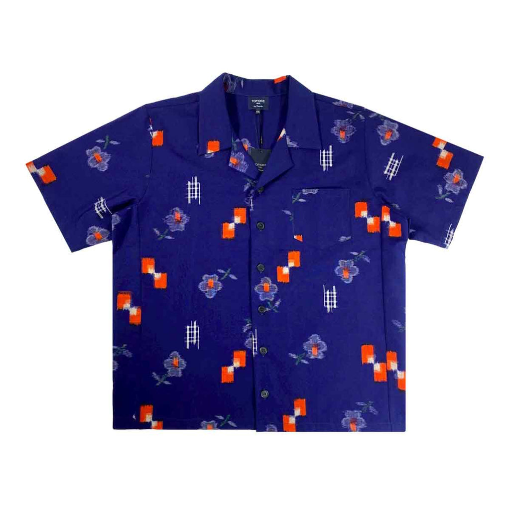 Kimono Aloha Shirt Men's 2XL AHKH-2XL48