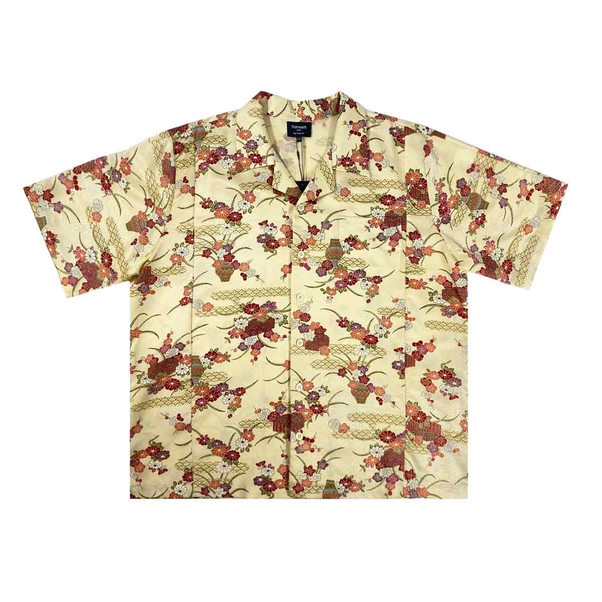 Kimono Aloha Shirt Men's 3XL AHKH-3XL24