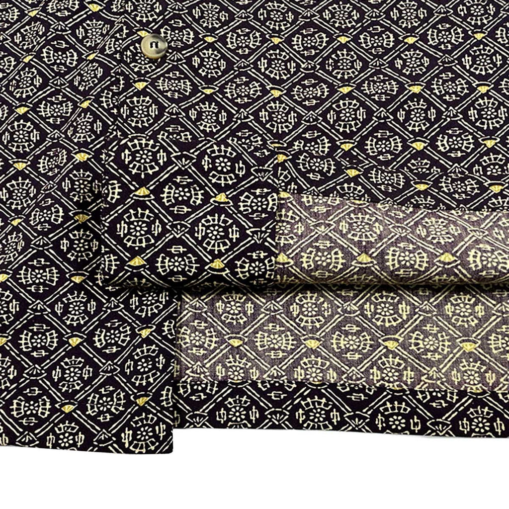 Kimono Aloha Shirt Men's L AHKH-L11