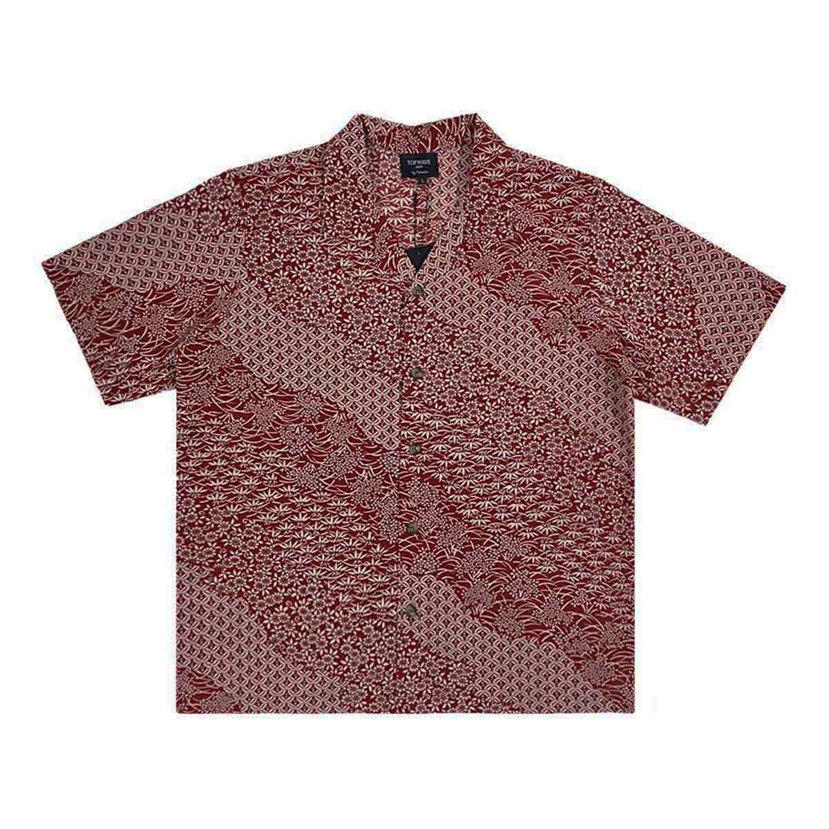 Kimono Aloha Shirt Men's L AHKH-L29