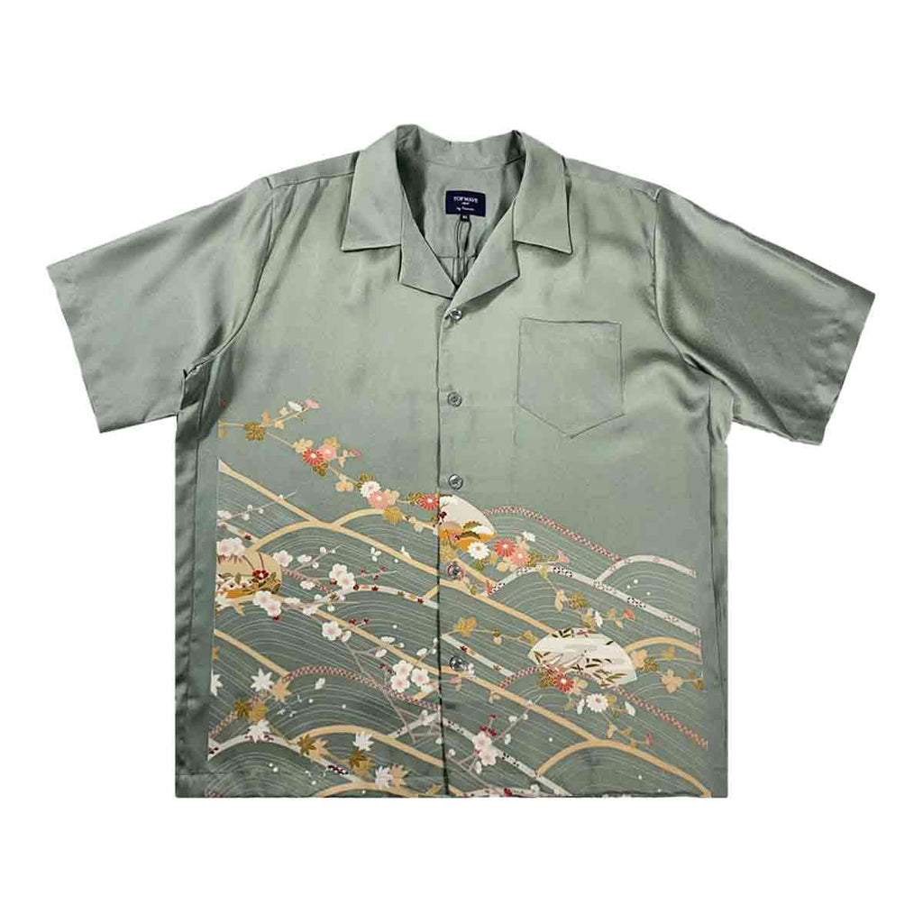 Kimono Aloha Shirt Men's XL AHKH-XL123