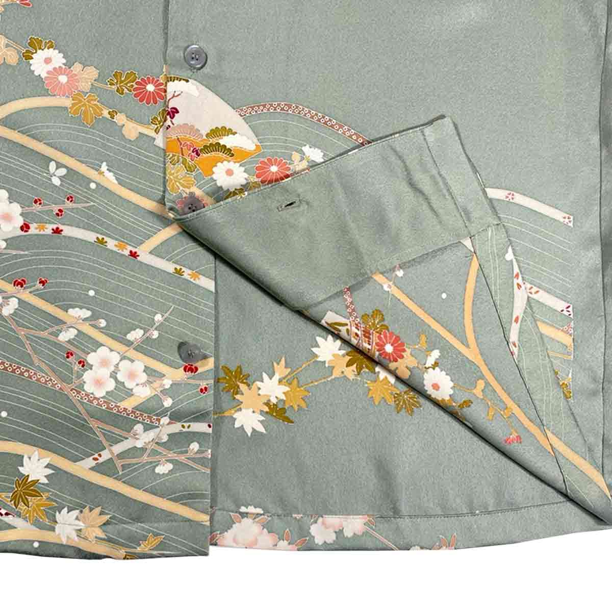 Kimono Aloha Shirt Men's XL AHKH-XL123