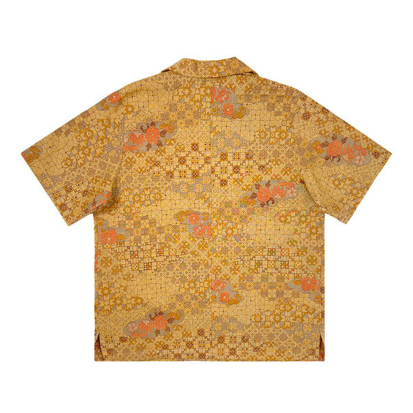 Kimono Aloha Shirt Women's L AHKHF-L02