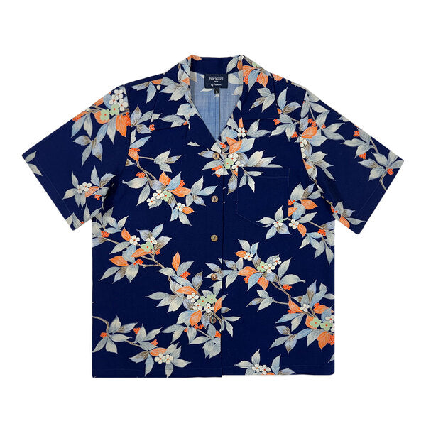 Kimono Aloha Shirt Women's L AHKHF-L04