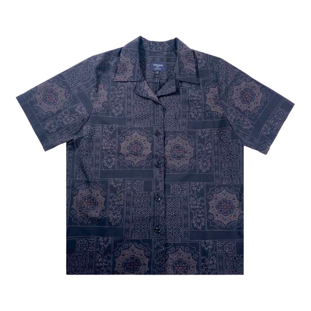 Kimono Aloha Shirt Women's L AHKHF-L100