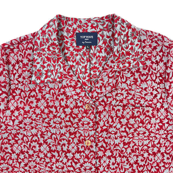 Kimono Aloha Shirt Women's L AHKHF-L15