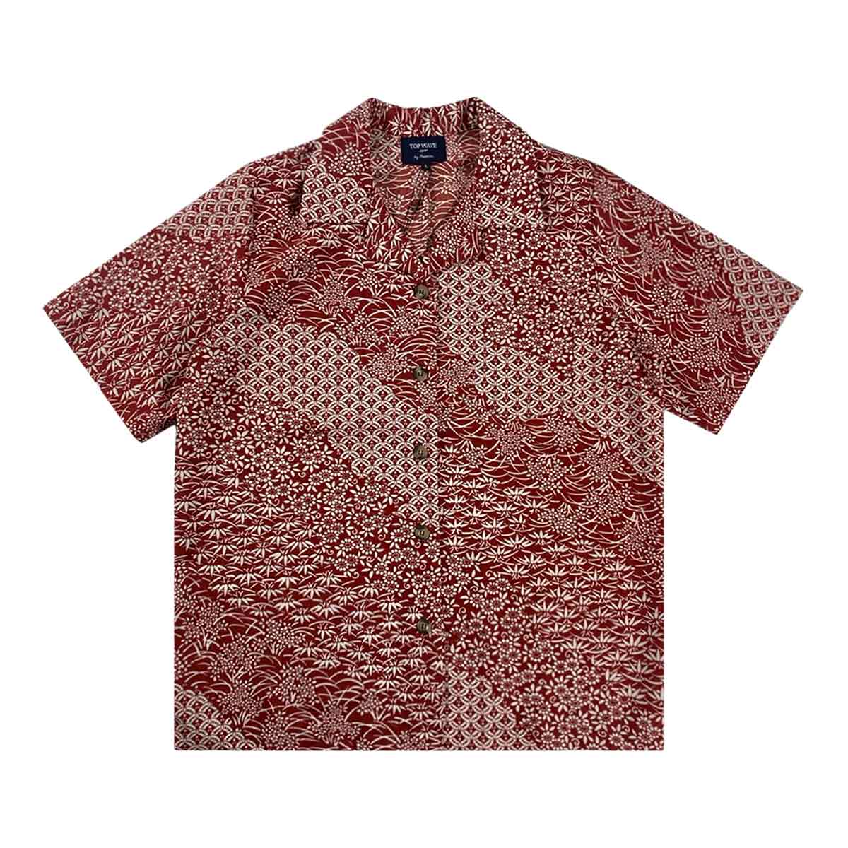 Kimono Aloha Shirt Women's L AHKHF-L25