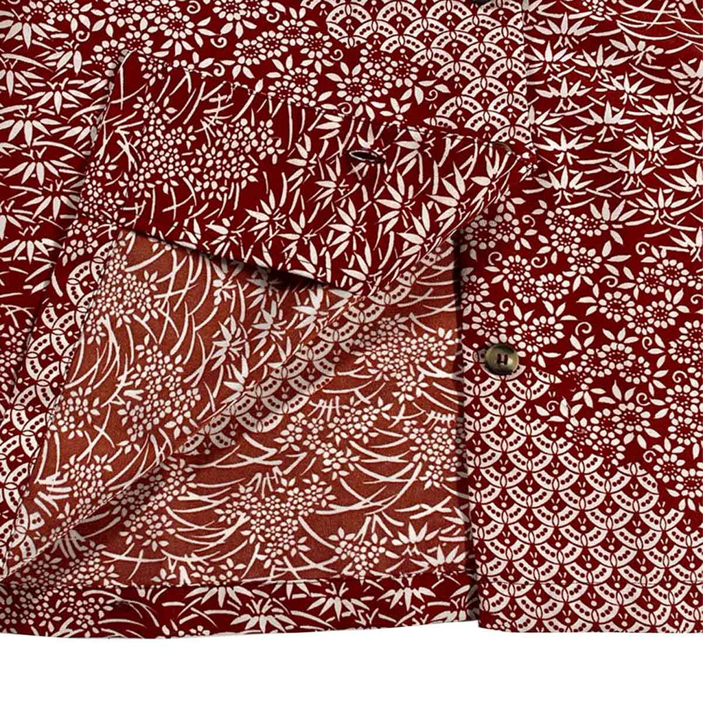 Kimono Aloha Shirt Women's L AHKHF-L25