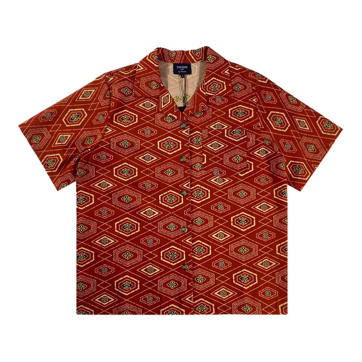 Kimono Aloha Shirt Women's L AHKHF-L27