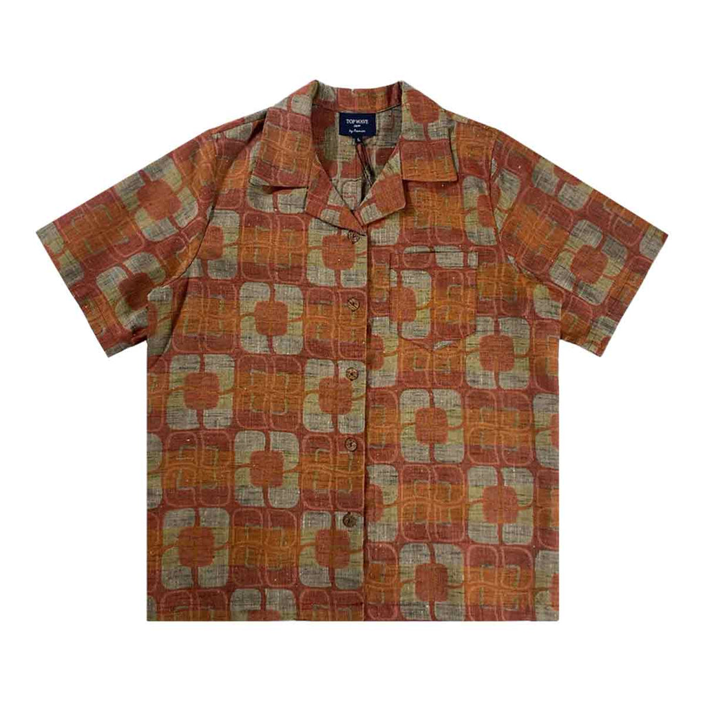 Kimono Aloha Shirt Women's L AHKHF-L31