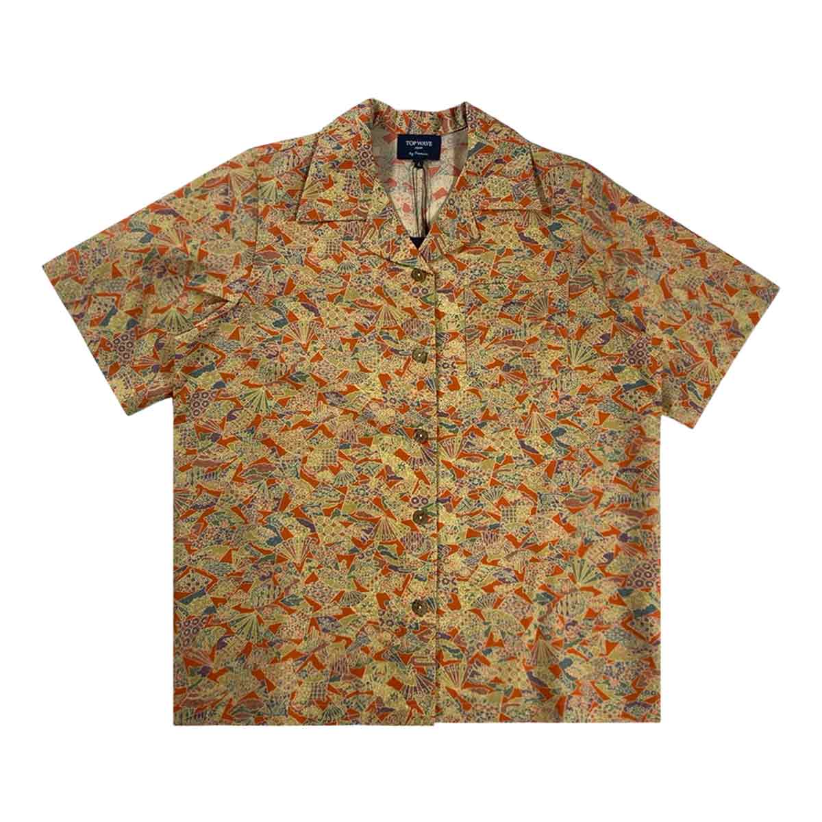 Kimono Aloha Shirt Women's L AHKHF-L33