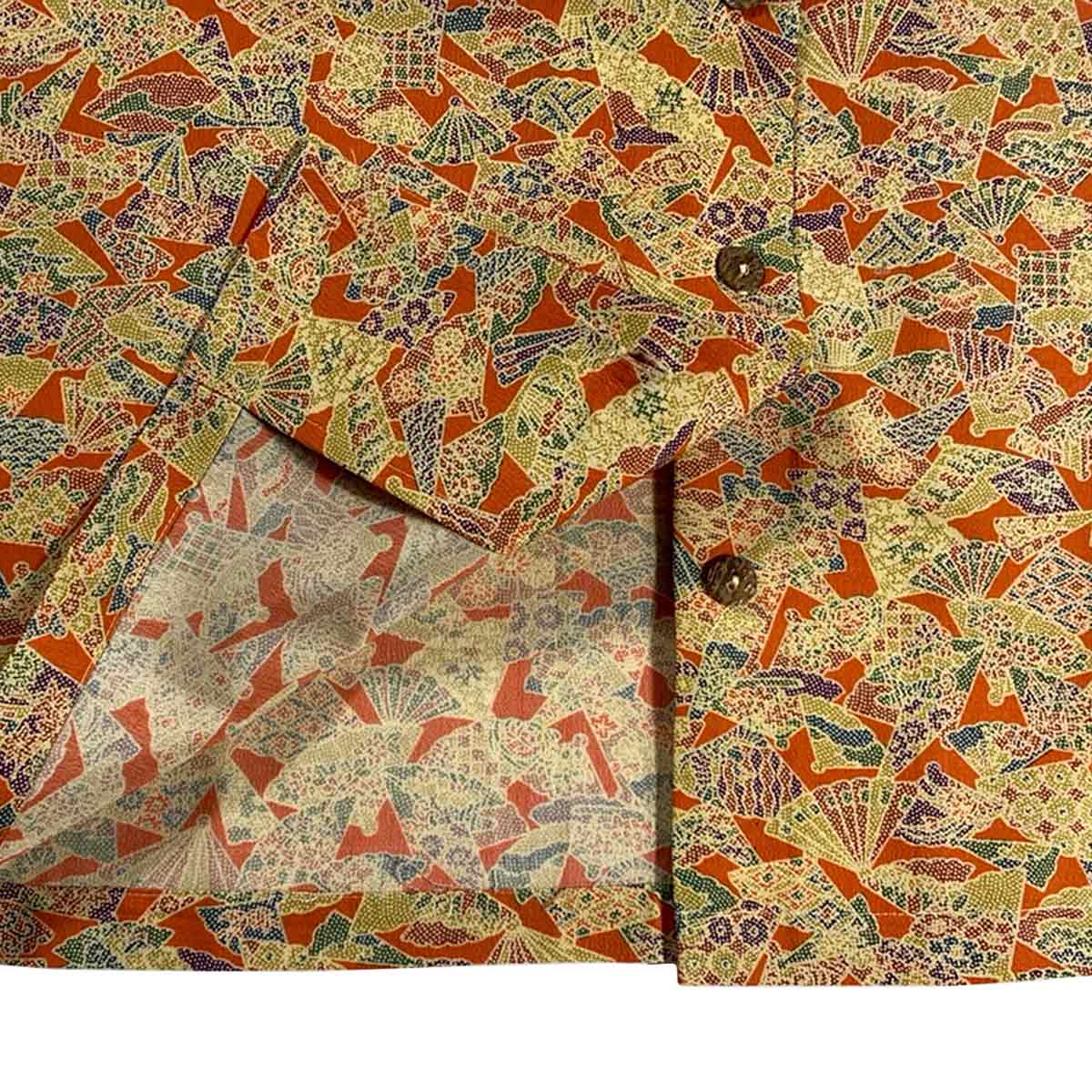 Kimono Aloha Shirt Women's L AHKHF-L33