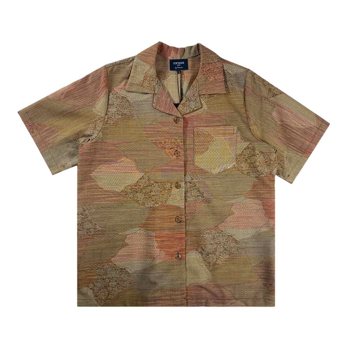 Kimono Aloha Shirt Women's L AHKHF-L40