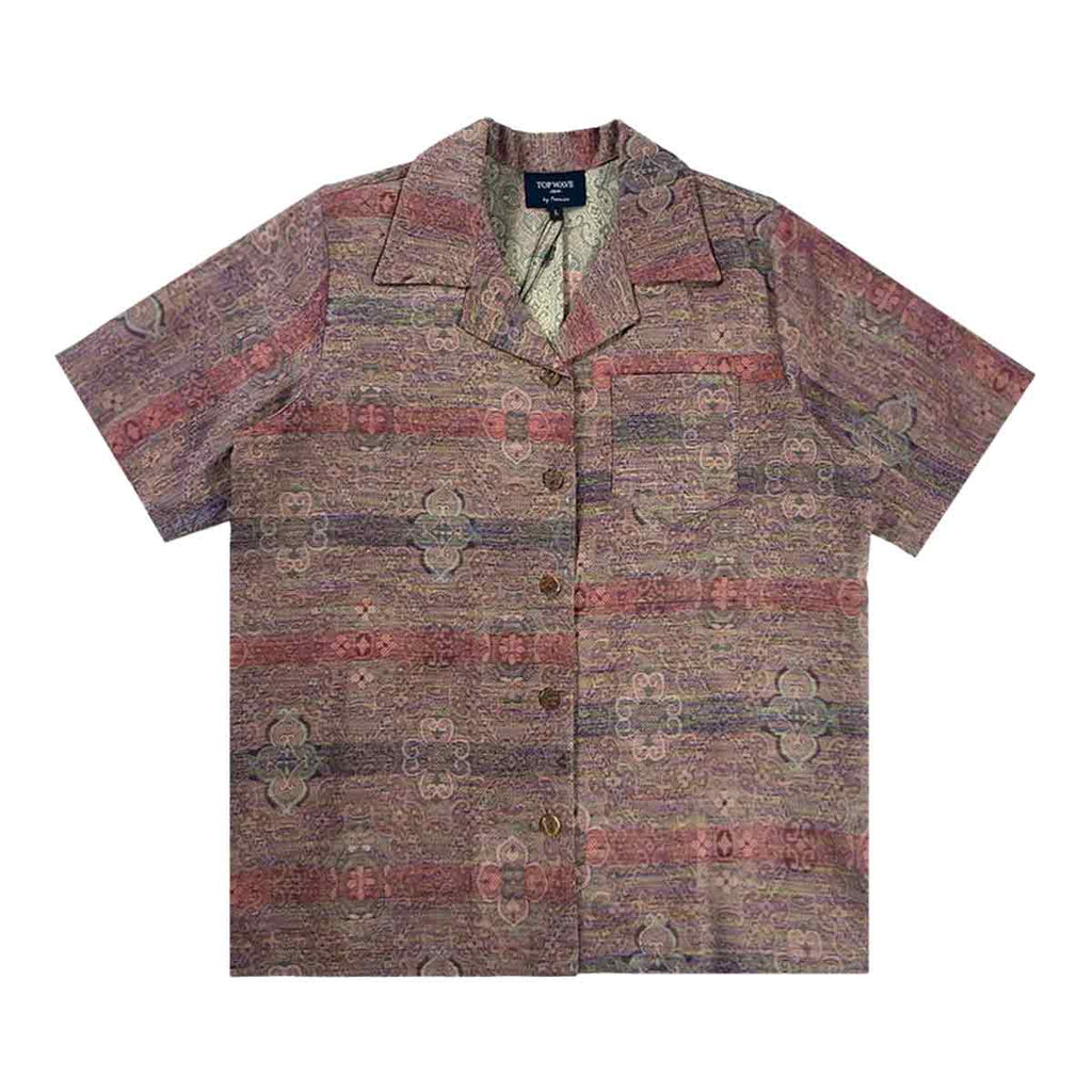 Kimono Aloha Shirt Women's L AHKHF-L42