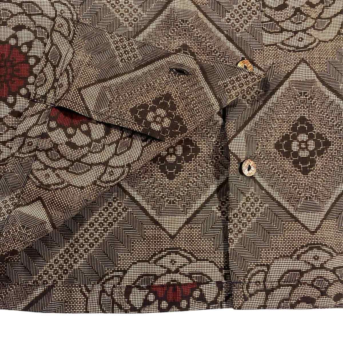 Kimono Aloha Shirt Women's L AHKHF-L43