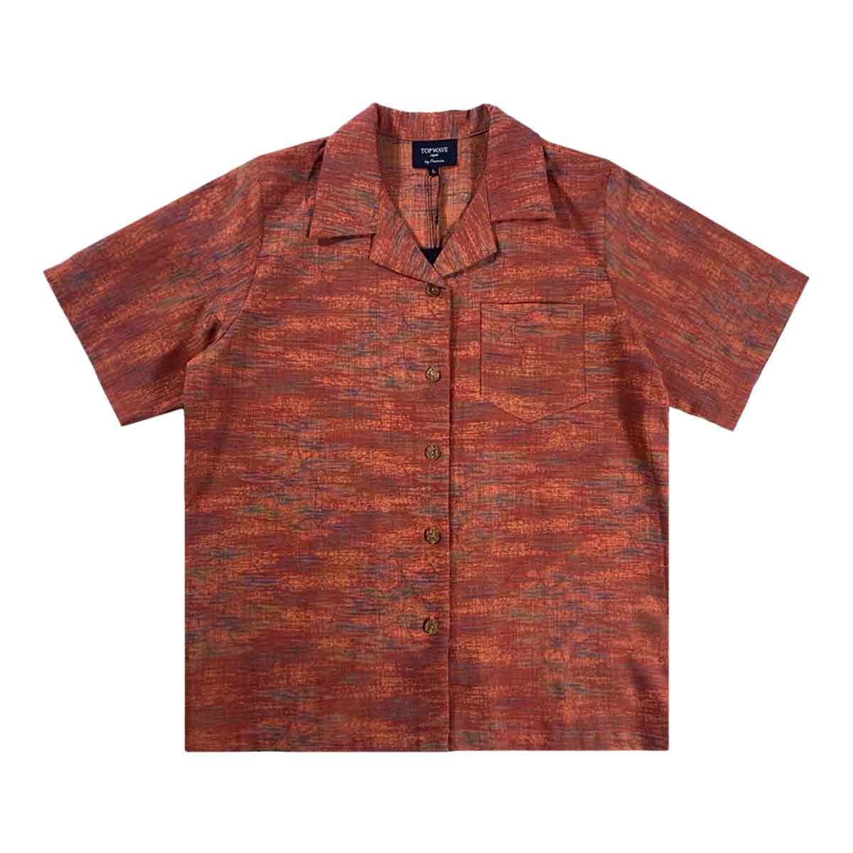Kimono Aloha Shirt Women's L AHKHF-L44