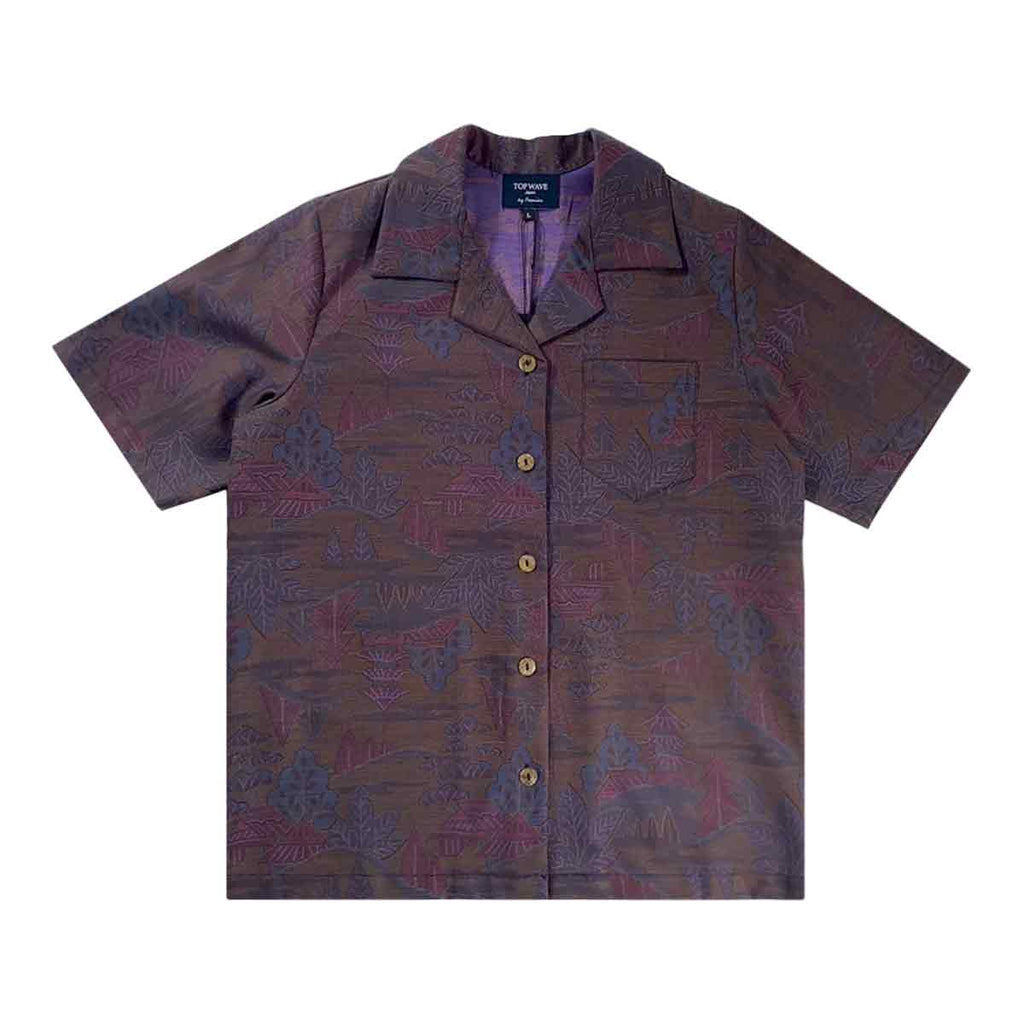 Kimono Aloha Shirt Women's L AHKHF-L52