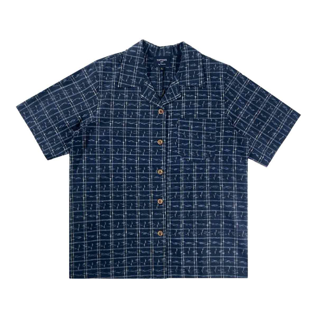 Kimono Aloha Shirt Women's L AHKHF-L53