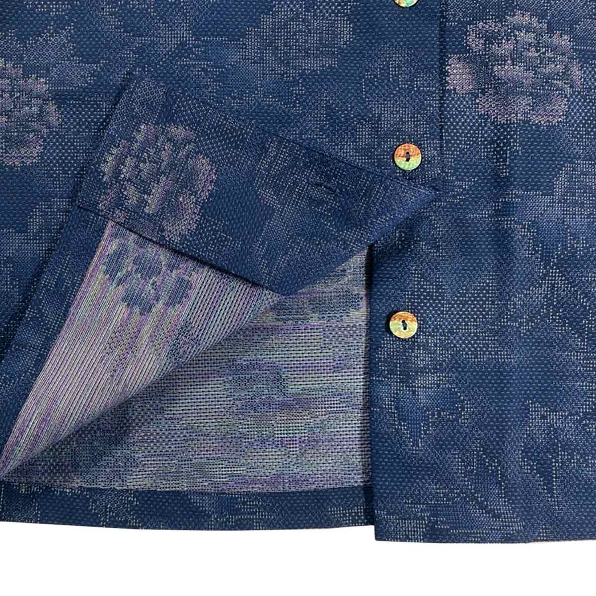 Kimono Aloha Shirt Women's L AHKHF-L54