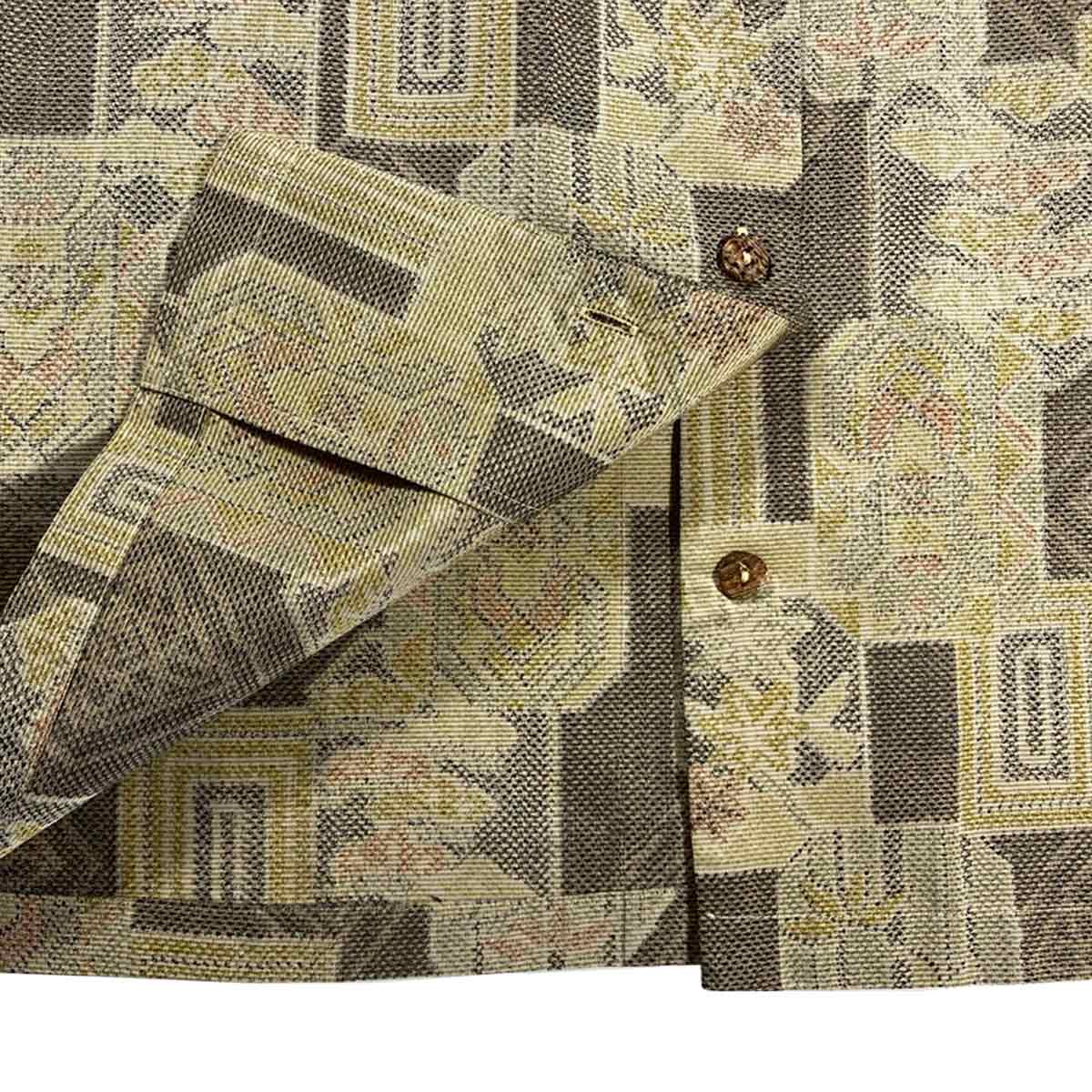 Kimono Aloha Shirt Women's L AHKHF-L61