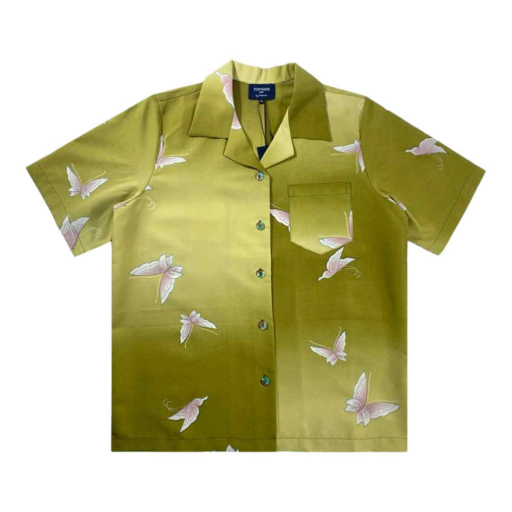 Kimono Aloha Shirt Women's L AHKHF-L71