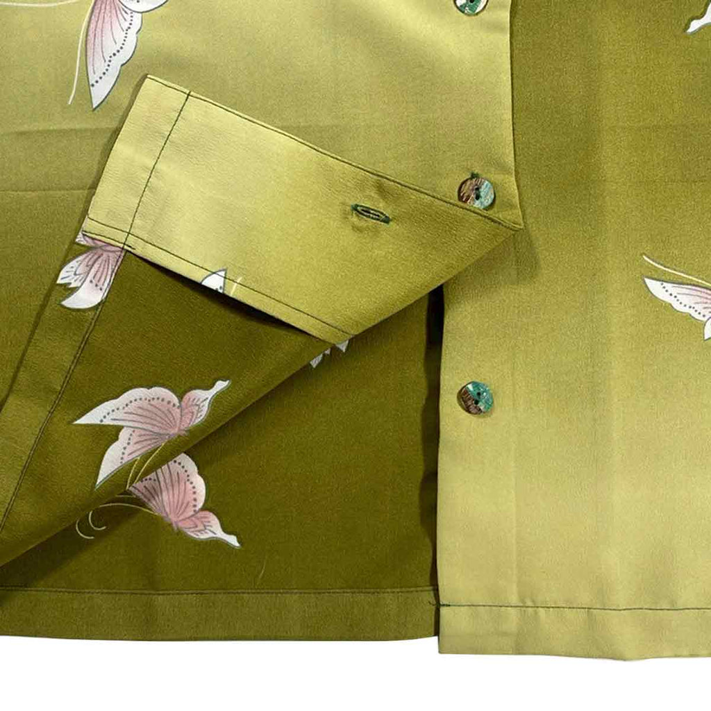 Kimono Aloha Shirt Women's L AHKHF-L71