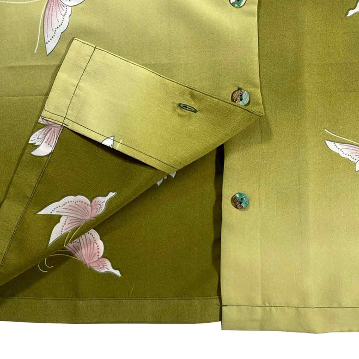 Kimono Aloha Shirt Women's L AHKHF-L71