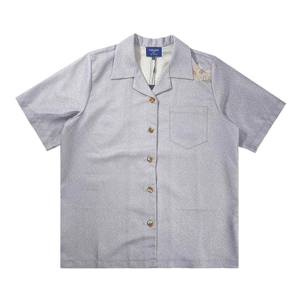 Kimono Aloha Shirt Women's L AHKHF-L72