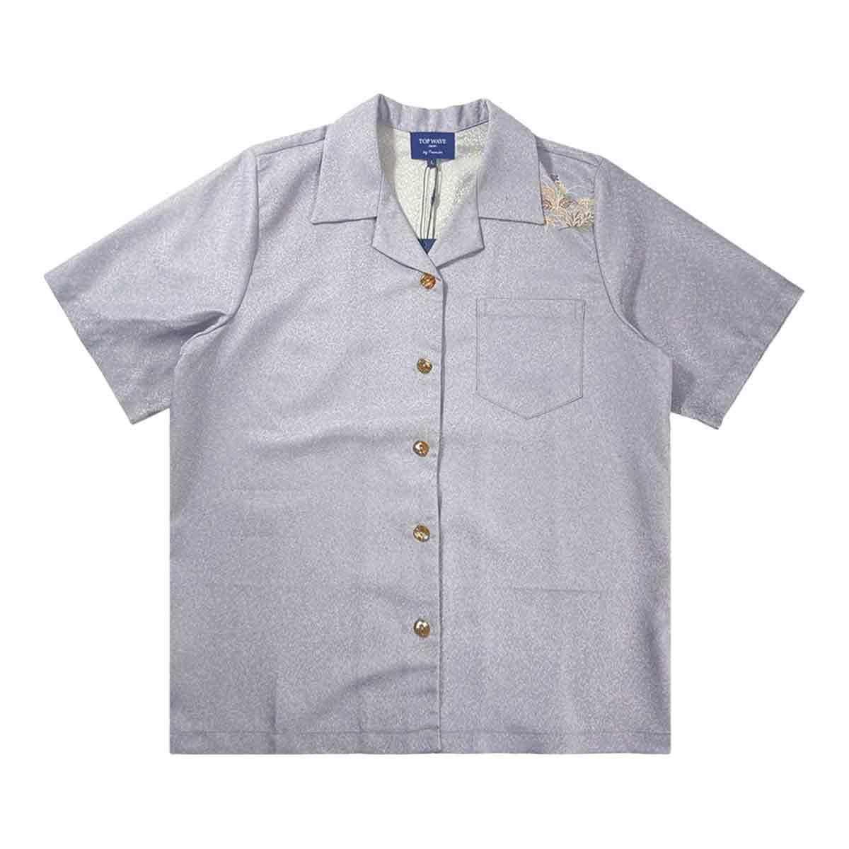 Kimono Aloha Shirt Women's L AHKHF-L72