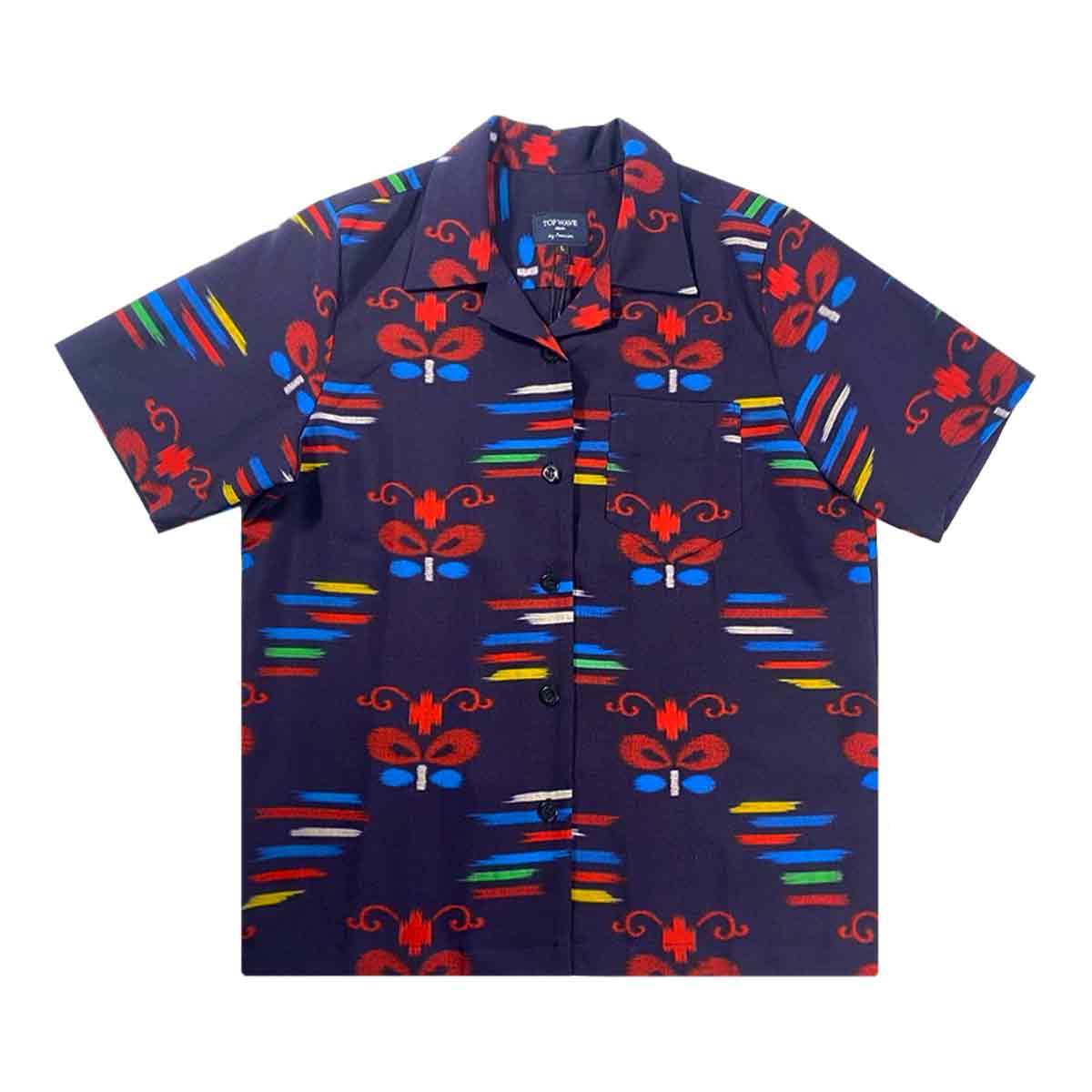 Kimono Aloha Shirt Women's L AHKHF-L98