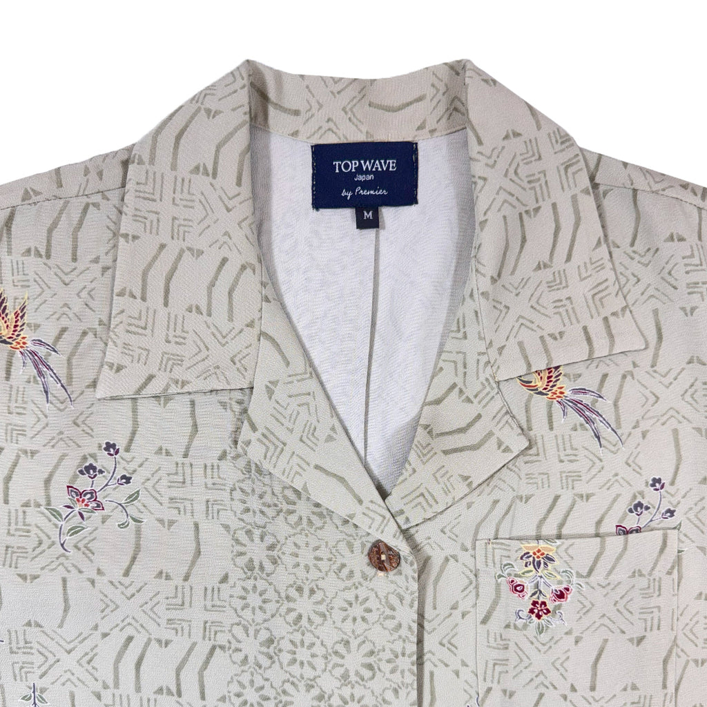 Kimono Aloha Shirt Women's M AHKHF-M02