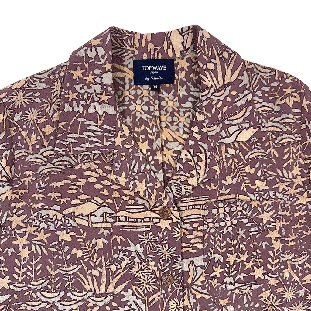 Kimono Aloha Shirt Women's M AHKHF-M08