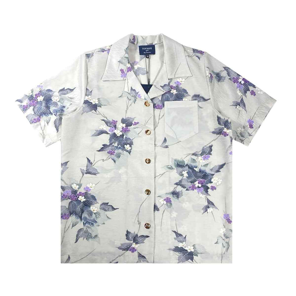 Kimono Aloha Shirt Women's M AHKHF-M86