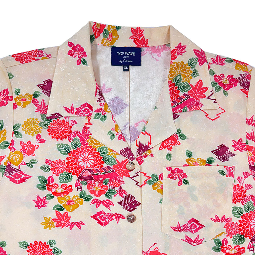 Kimono Aloha Shirt Women's XL AHKHF-XL07