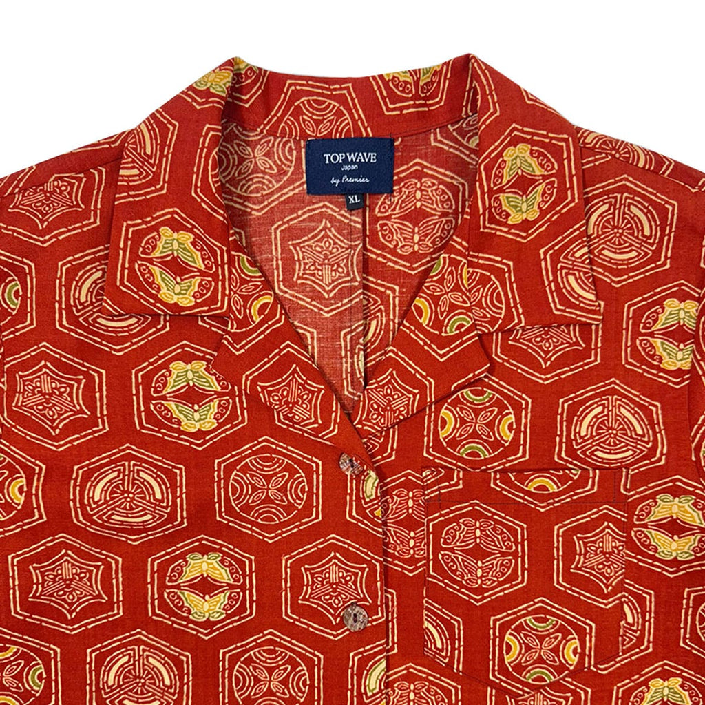 Kimono Aloha Shirt Women's XL AHKHF-XL08