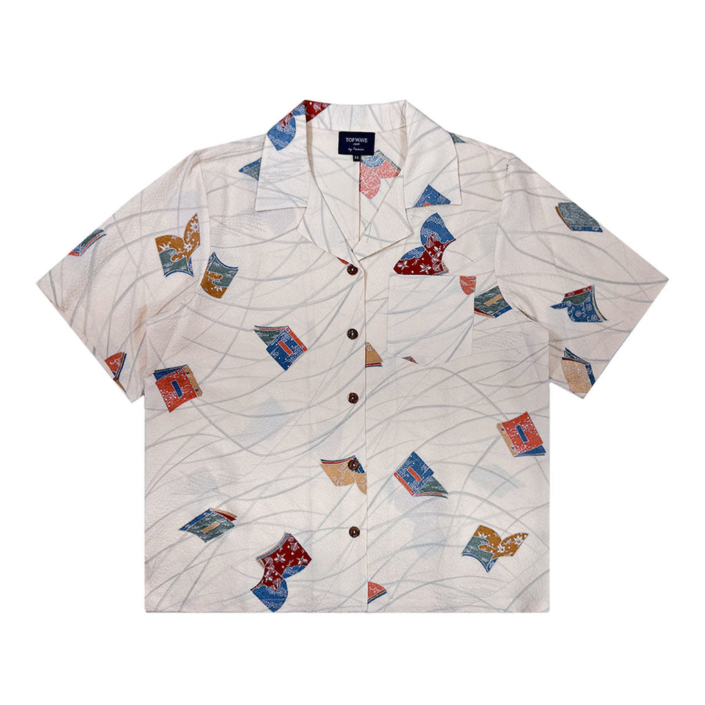 Kimono Aloha Shirt Women's XL AHKHF-XL10