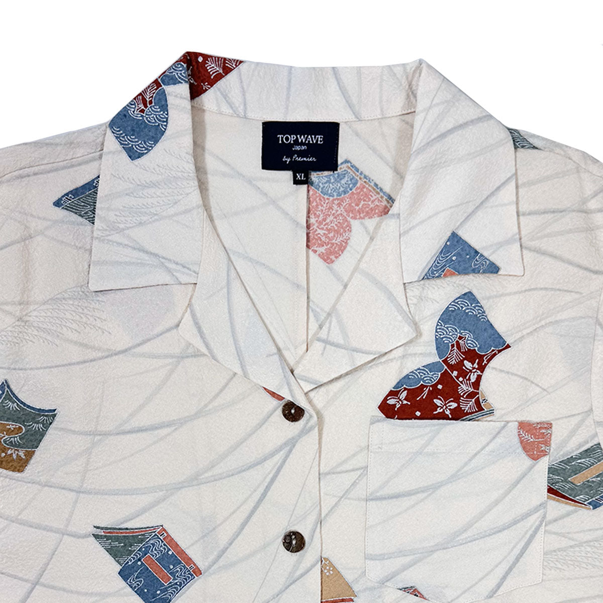 Kimono Aloha Shirt Women's XL AHKHF-XL10