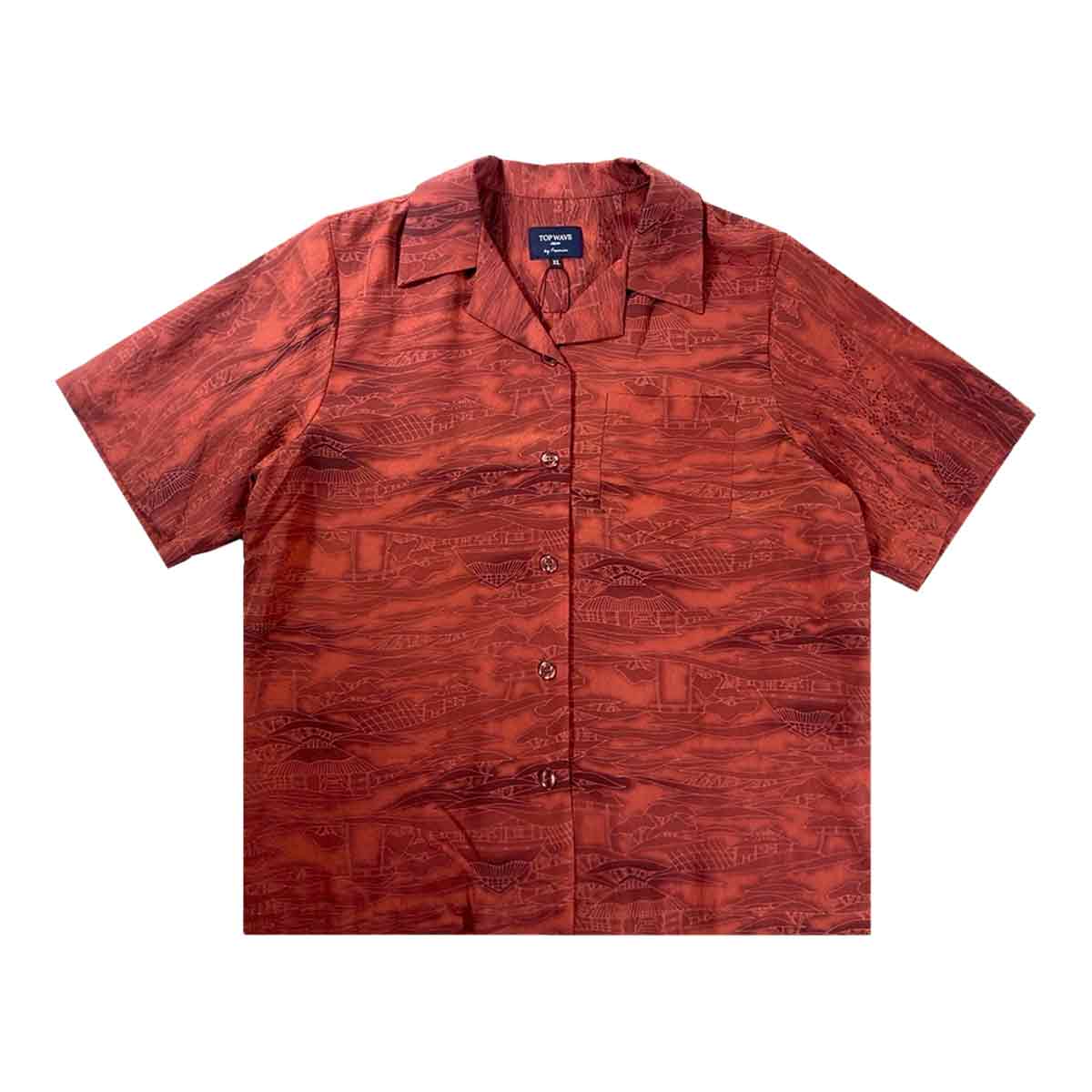 Kimono Aloha Shirt Women's XL AHKHF-XL92