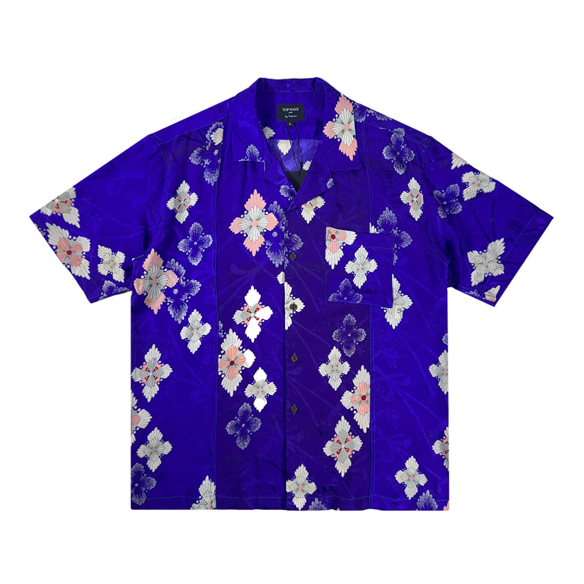 Kimono Aloha Shirt Men's L AHVN-L106
