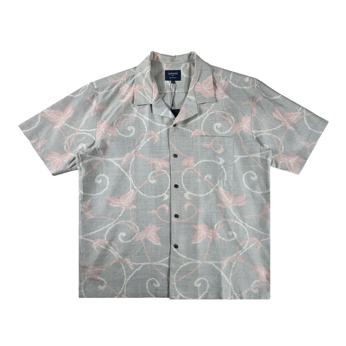 Kimono Aloha Shirt Men's L AHVN-L112