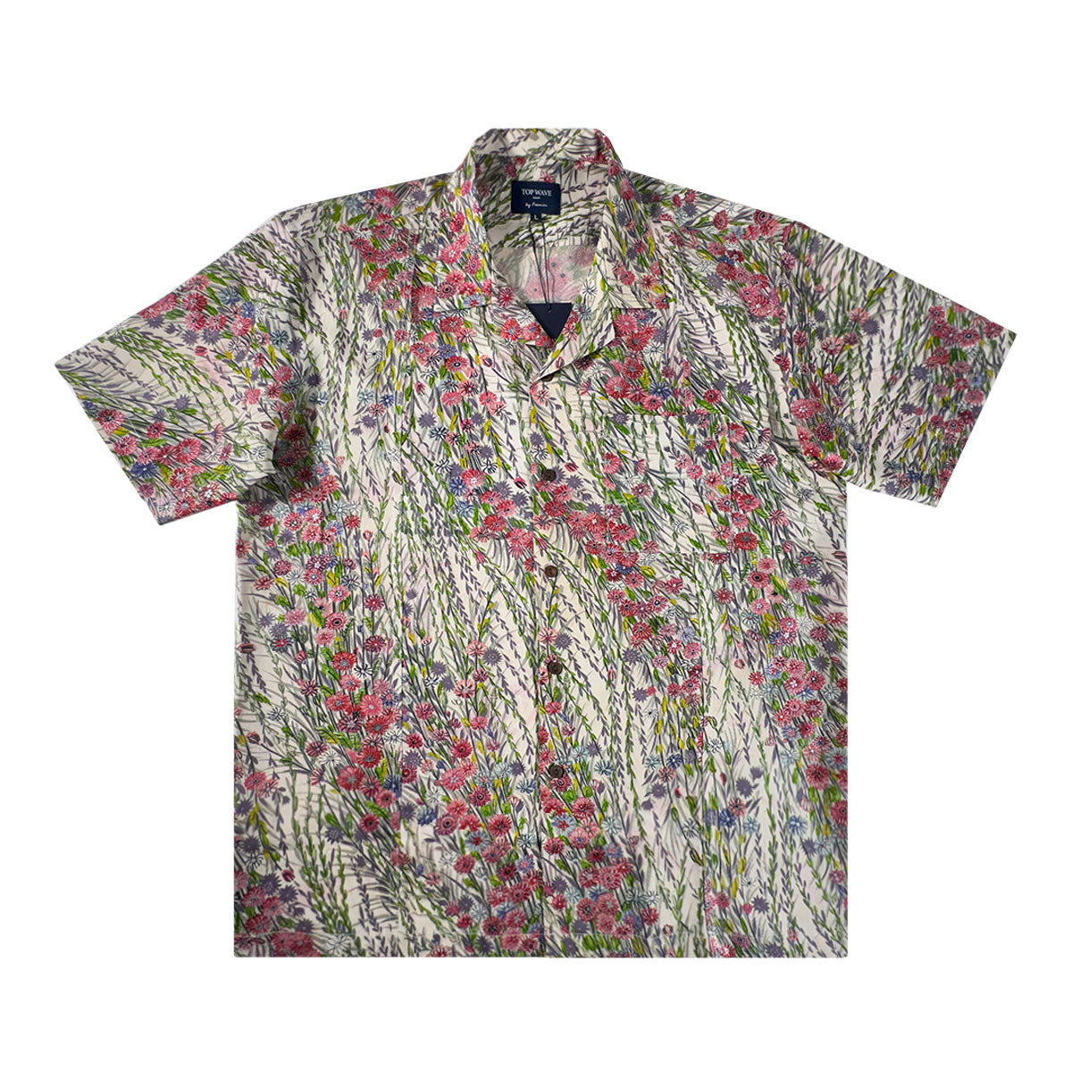 Kimono Aloha Shirt Men's L AHVN-L131