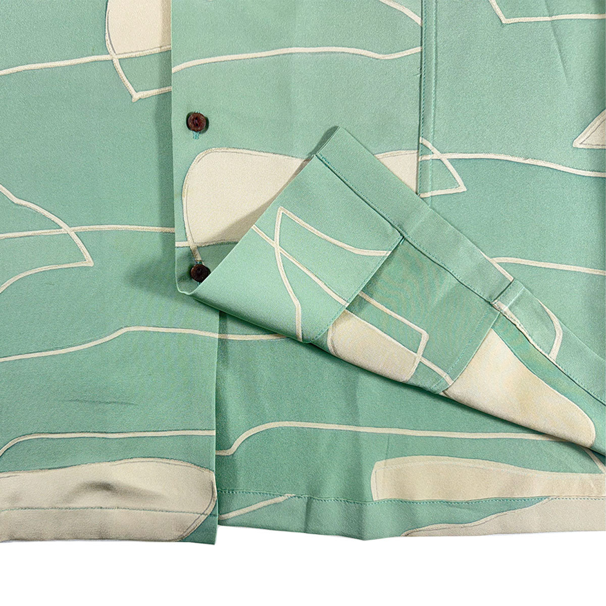 Kimono Aloha Shirt Men's L AHVN-L137