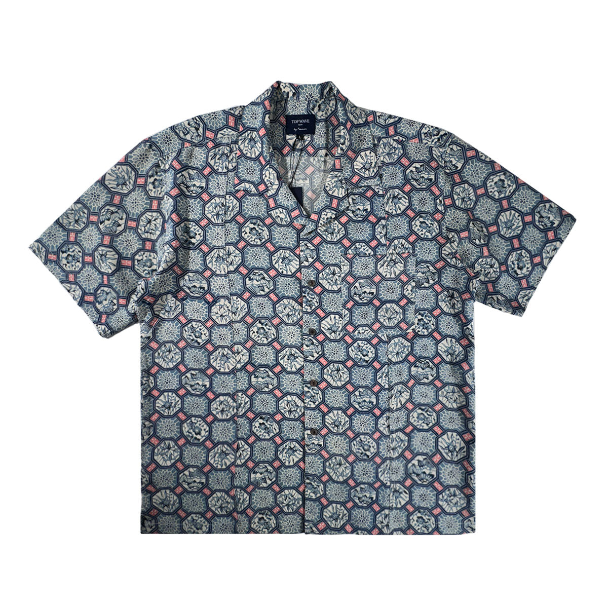 Kimono Aloha Shirt Men's L AHVN-L139