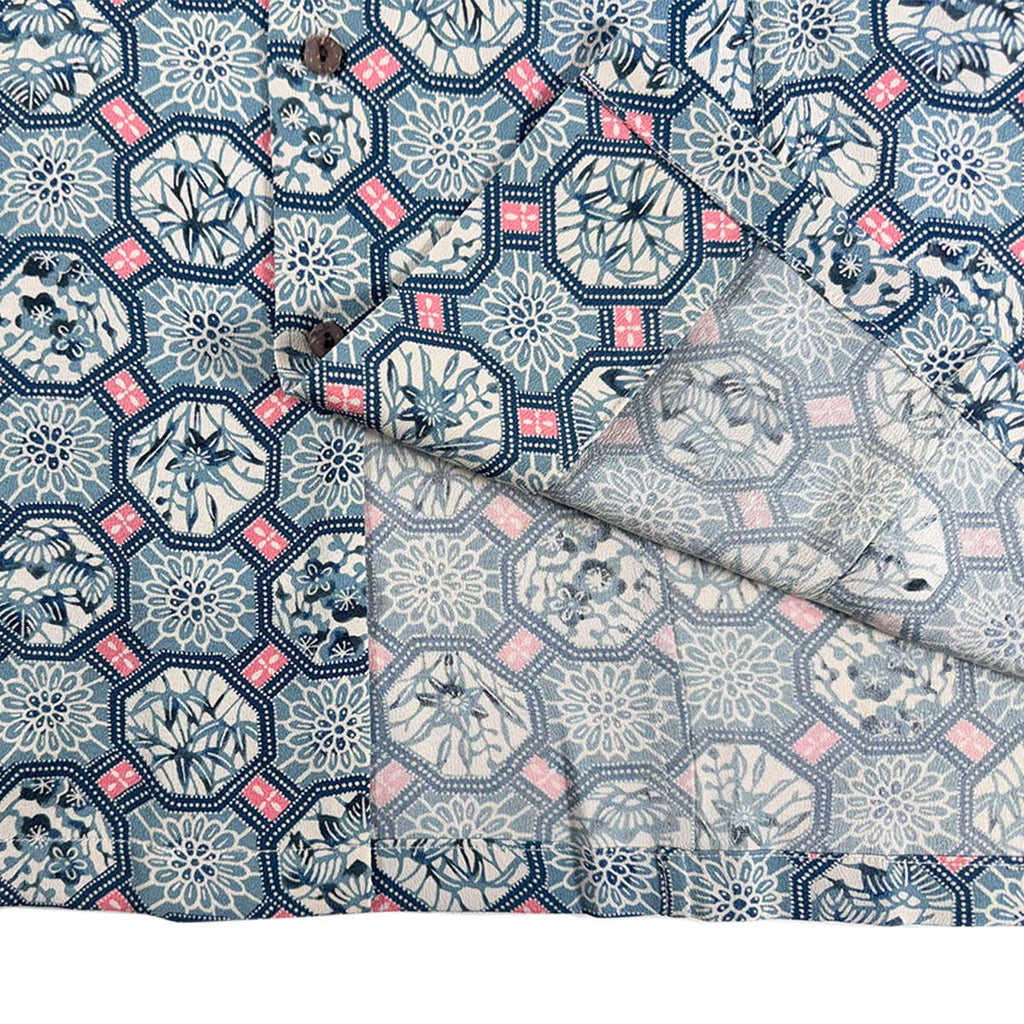 Kimono Aloha Shirt Men's L AHVN-L139
