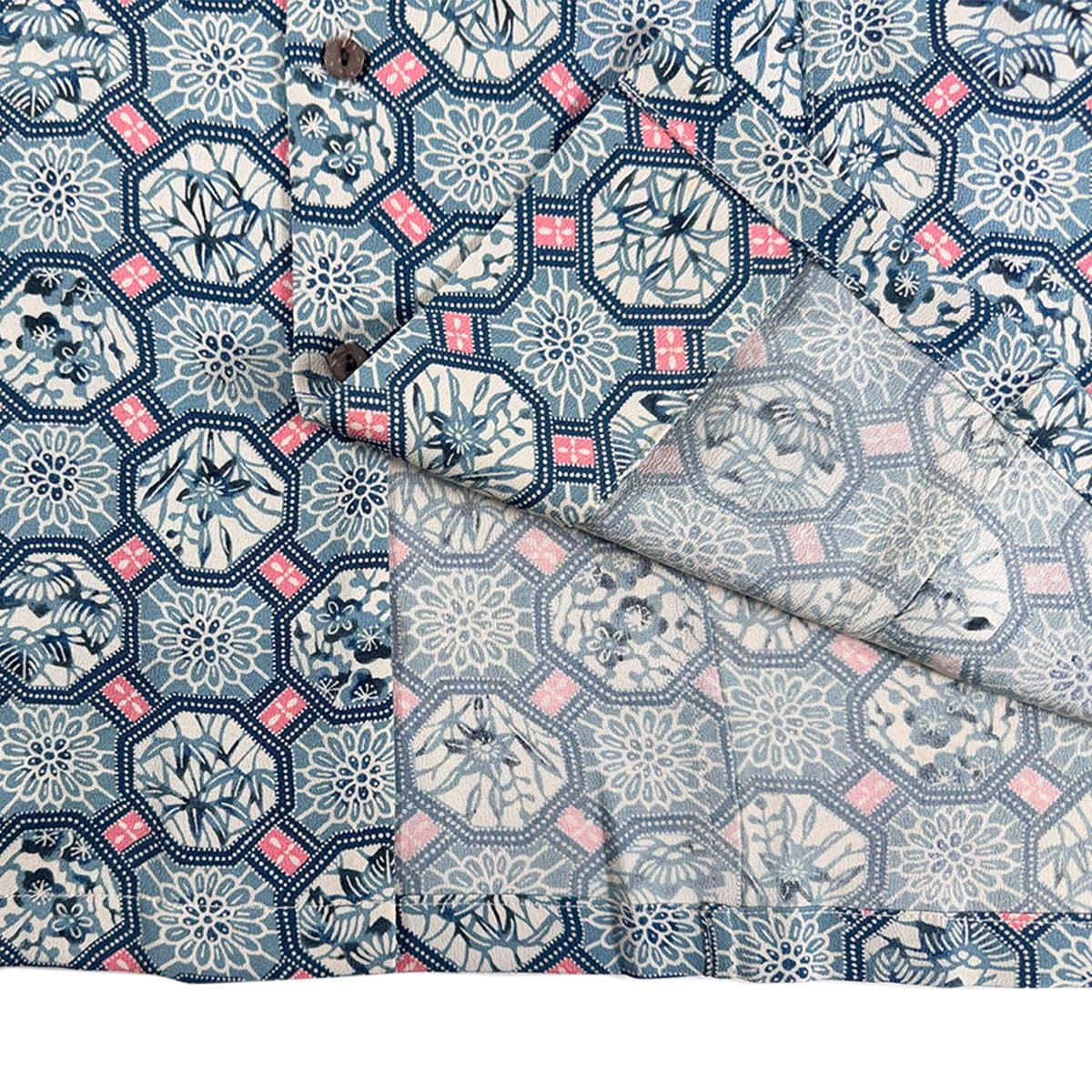 Kimono Aloha Shirt Men's L AHVN-L139