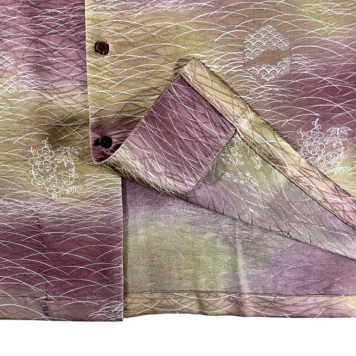 Kimono Aloha Shirt Men's L AHVN-L144