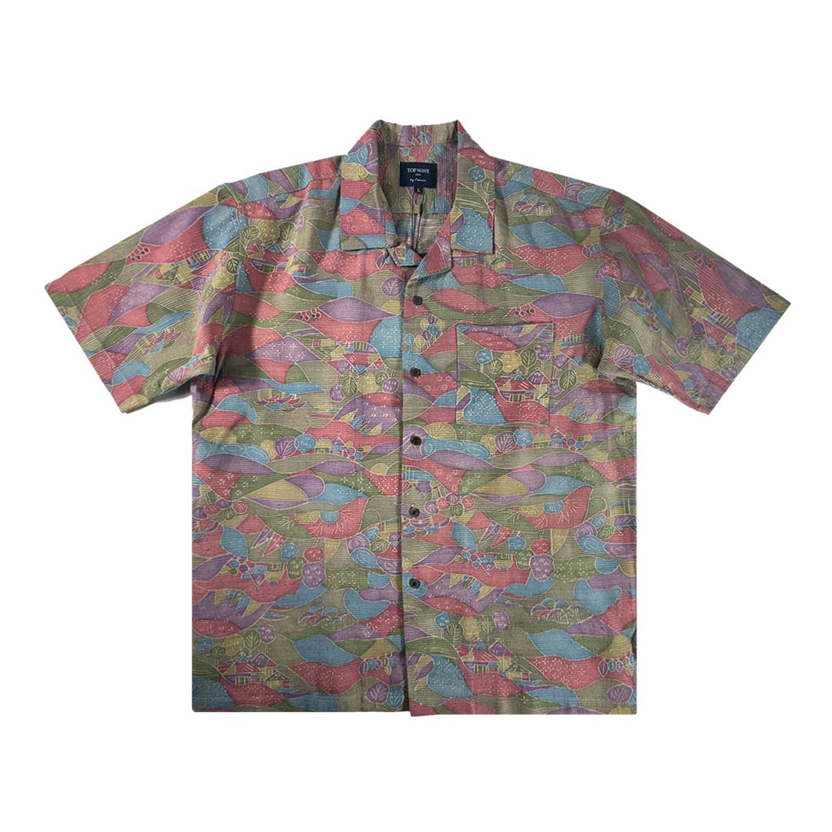 Kimono Aloha Shirt Men's L AHVN-L184