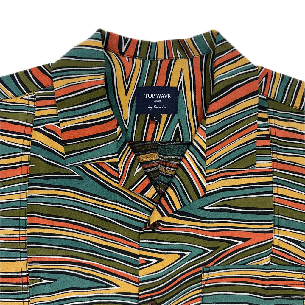 Kimono Aloha Shirt Men's L AHVN-L32