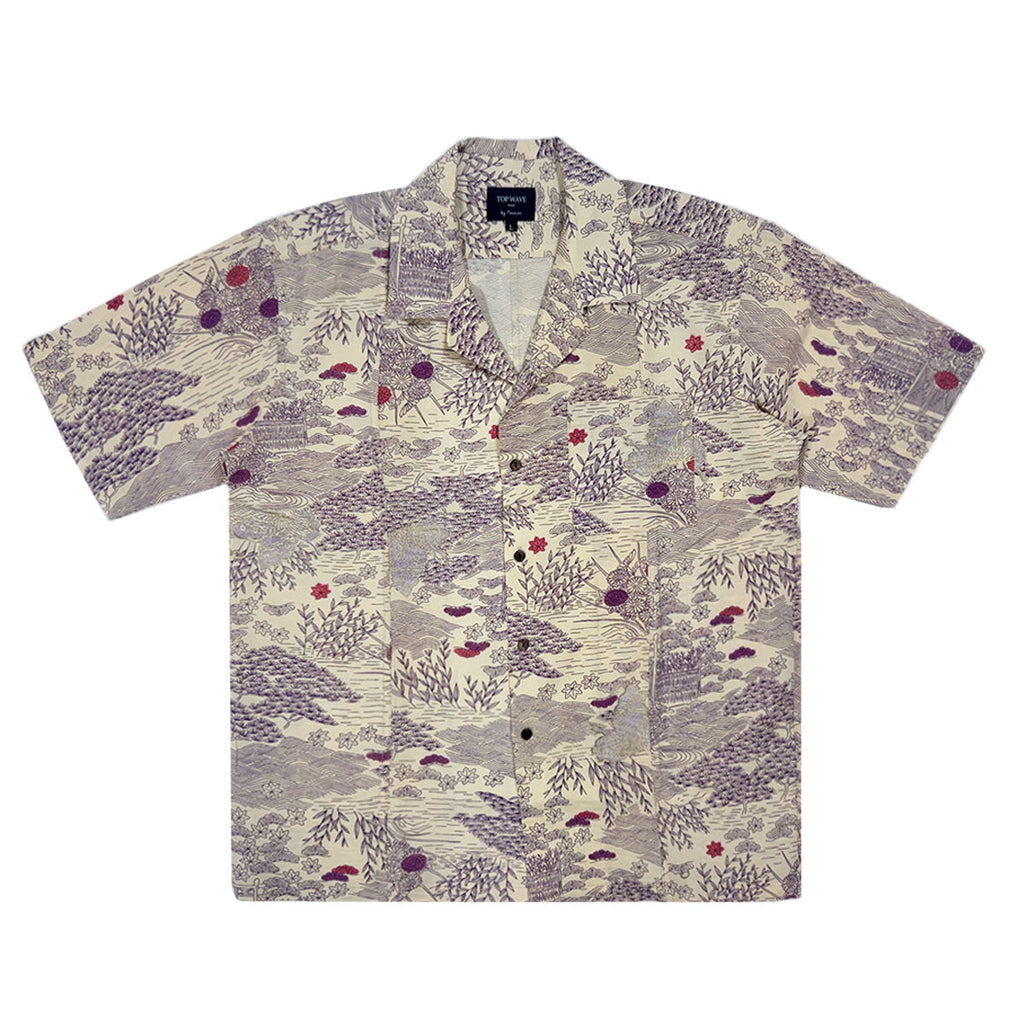 Kimono Aloha Shirt Men's L AHVN-L34